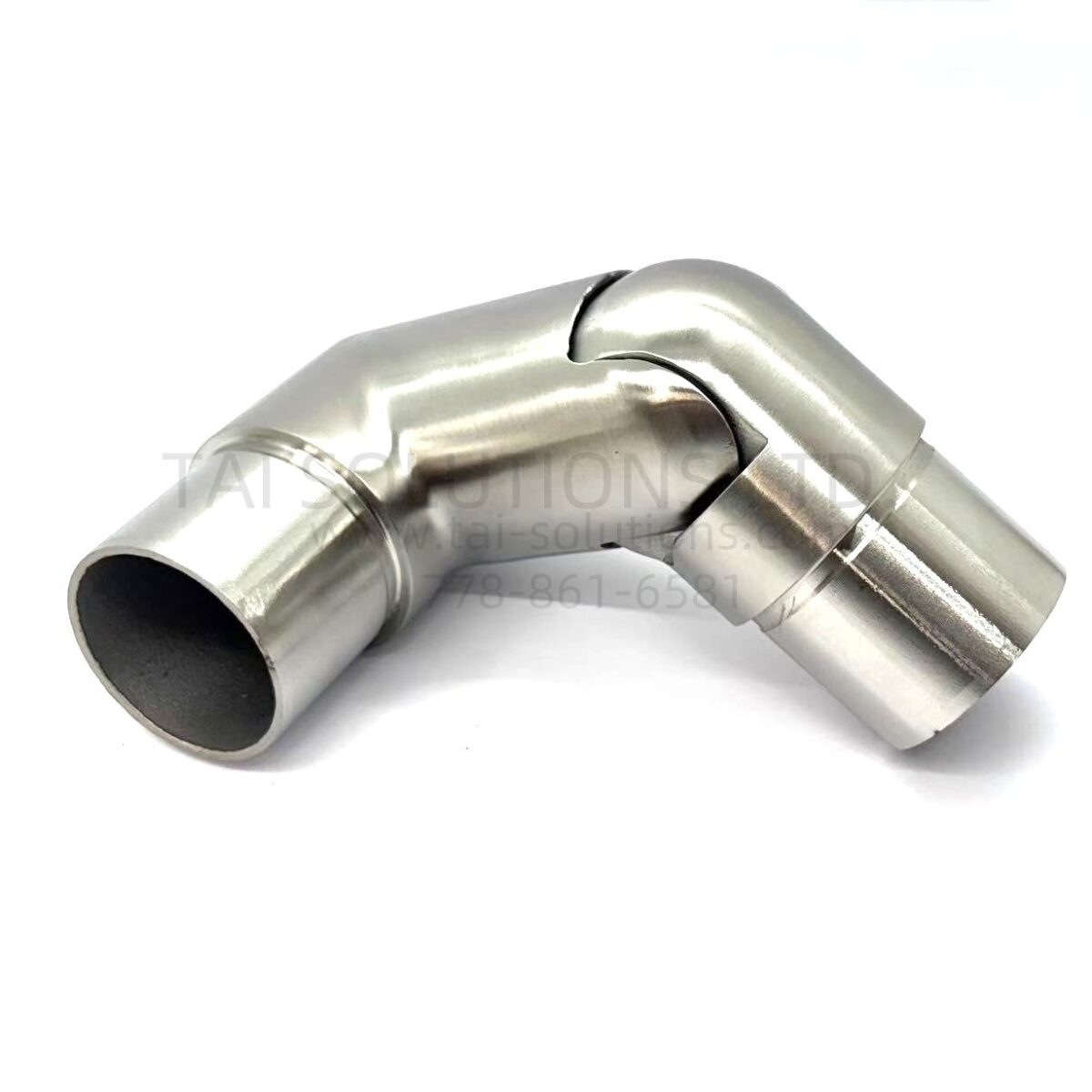 Round Tubing 42.4mm(1.7") Diameter - 90 DEGREE + ADJ. LEFT