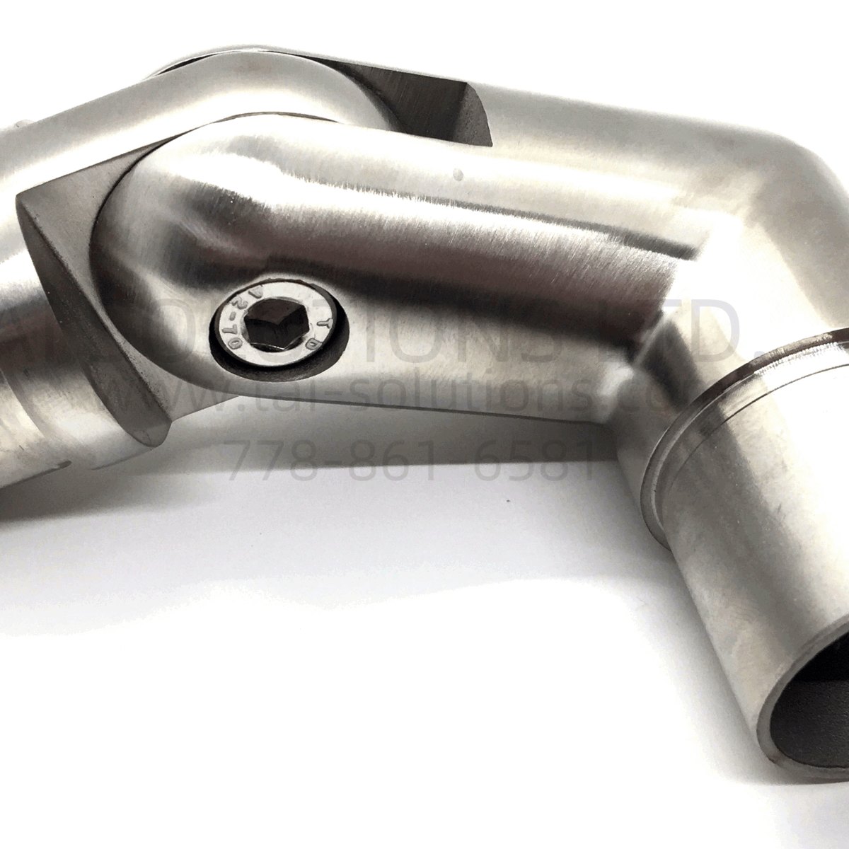 Round Tubing 38.1mm(1.5") Diameter - 90 DEGREE + ADJ. ELBOW