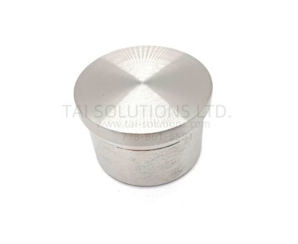 Round Tubing 38.1mm (1.5") Diameter - FLAT END CAP