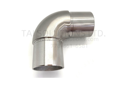 Round Tubing 38.1mm (1.5") Diameter - 90 CURVED ELBOW