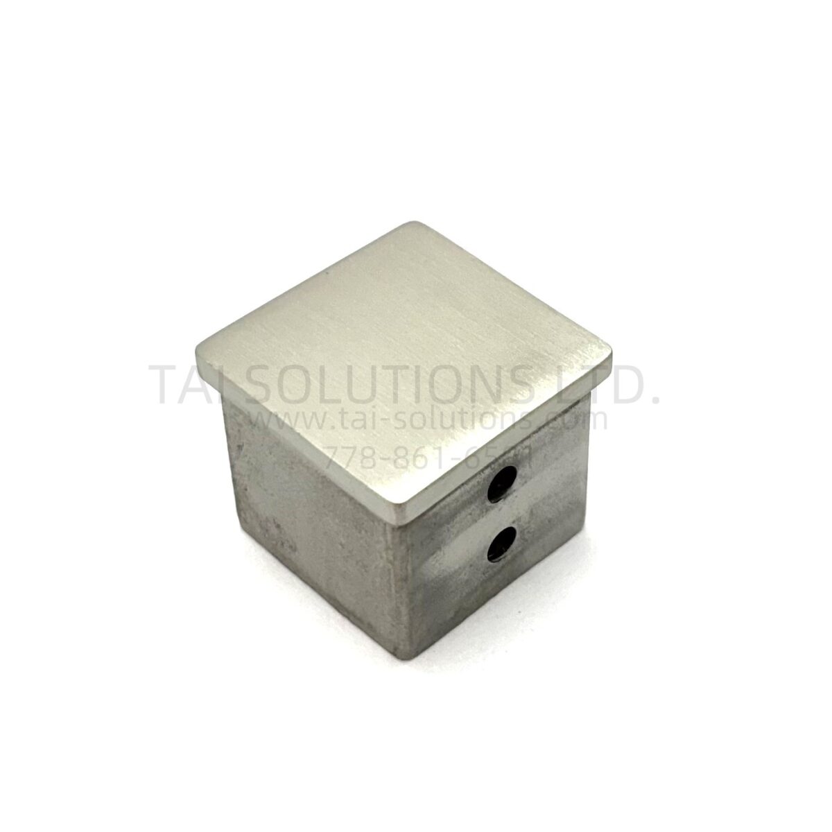 Slot Tubing 40*40(1.5"x1.5") - FLAT END CAP