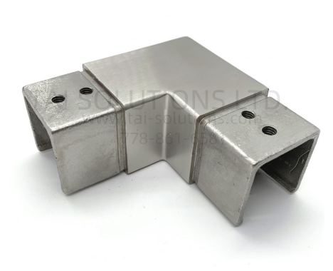 Slot Tubing 40*40(1.5"x1.5") - HORIZONTAL 90 DEGREE ELBOW