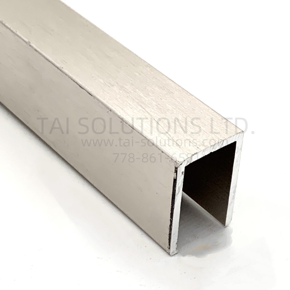 Channel - 1"x 5/8"  NO GASKET SS COLOR CHANNEL