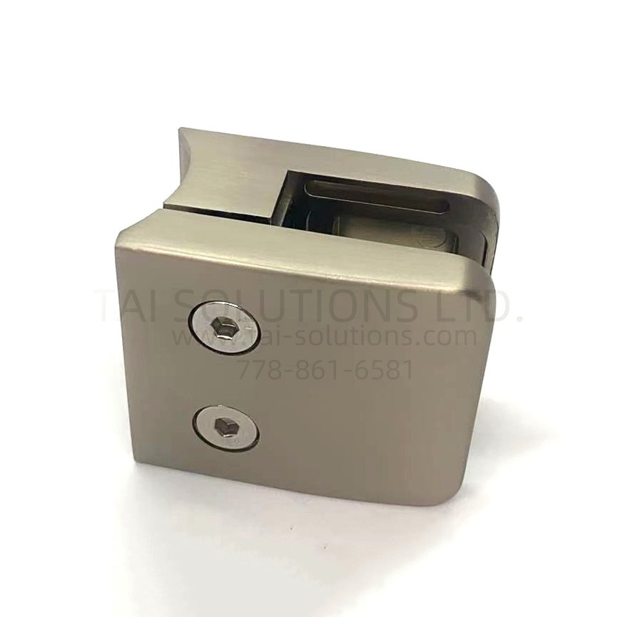 Clamp – SQUARE CLAMP FOR 10-12mm GLASS, ROUND BOTTOM