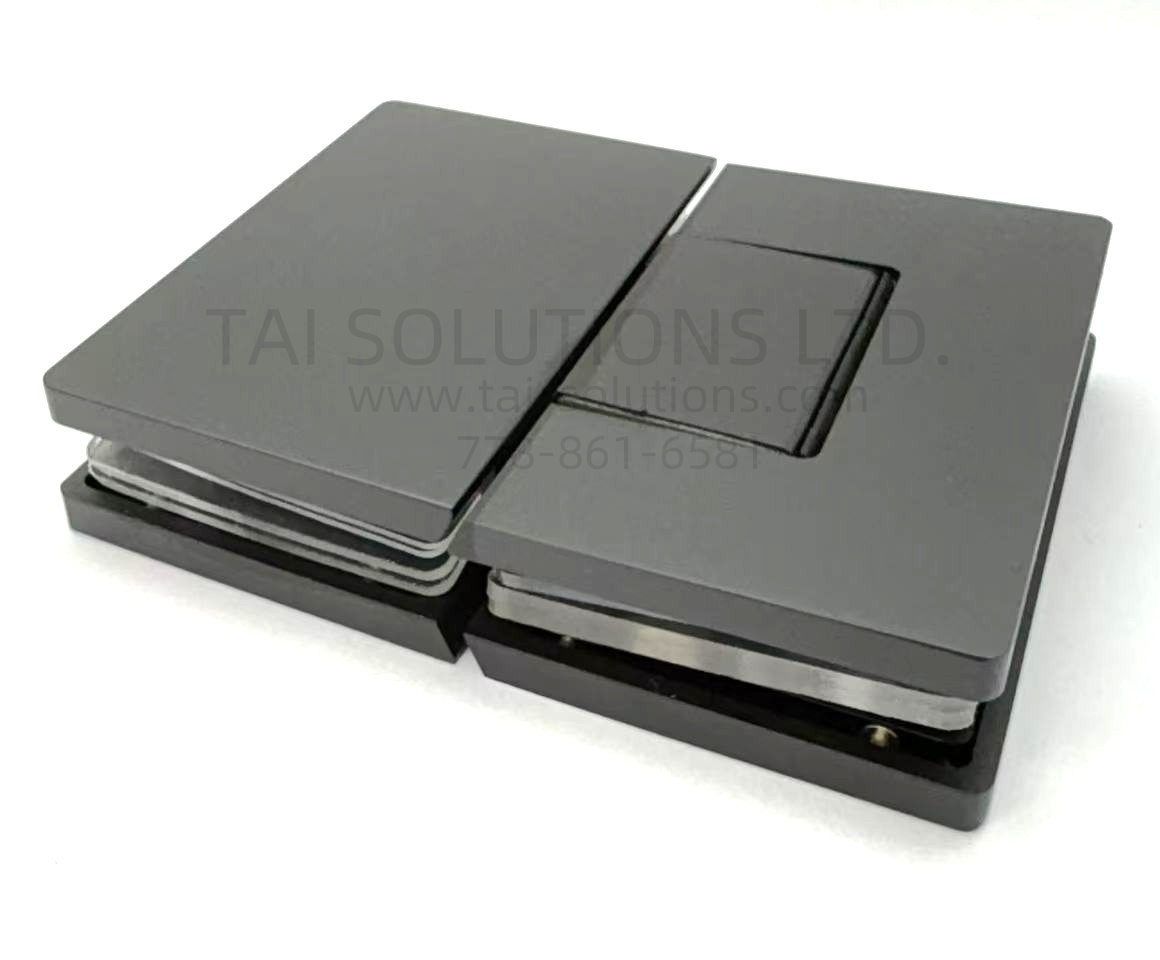 Door Panel - Adj 180 Degree Glass to Glass Hide Screw Hinge