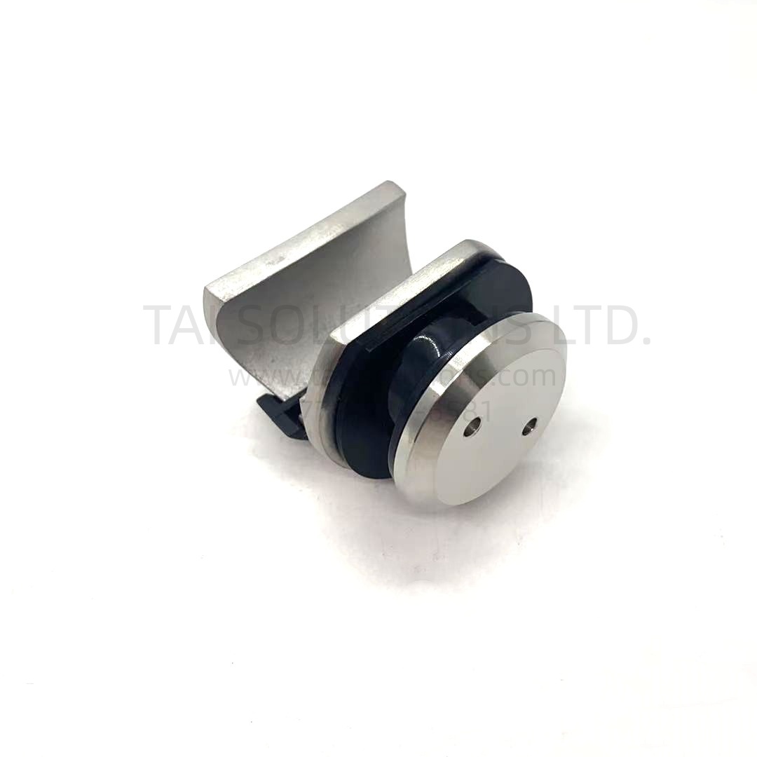 IronGlide Barn Door Glass Mount Bracket