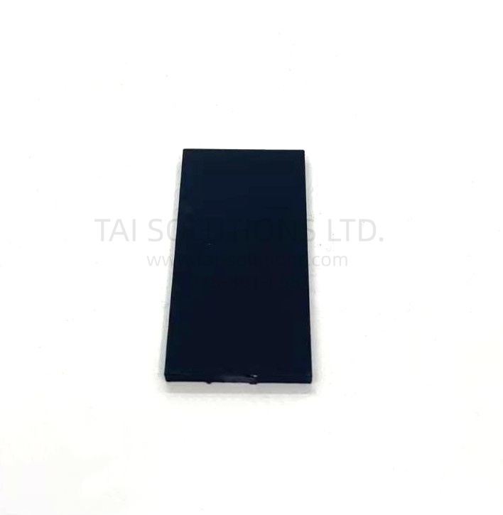 Channel - 1"x2"x1/8" BLACK END CAP
